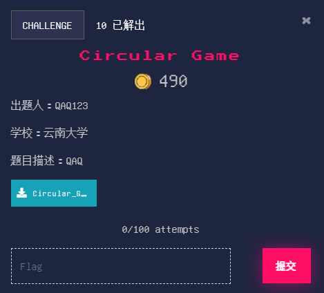 Circular Game